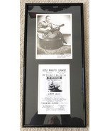 Jimmy Reed Concert Handbill &amp; Vee Jay Recording Artist photo professiona... - $2,839.27 MXN