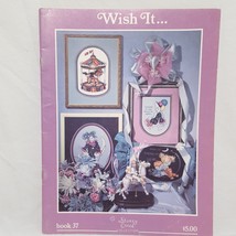 Wish It Cross Stitch Leaflet 37 Stoney Creek Santa 1987 Clowns Unicorn T... - $9.99