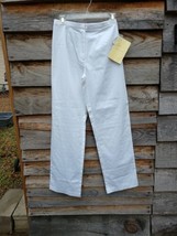 Dialogue Dress Pants Ivory Cream with Teflon Fabric Zipper Front NWT - £22.57 GBP