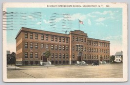 Postcard McKinley Intermediate School Schenectady New York - $14.26