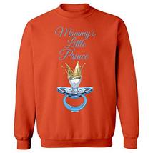 Kellyww Mommy&#39;s Little Prince Pacifier with Crown Design - Sweatshirt Orange - £37.97 GBP
