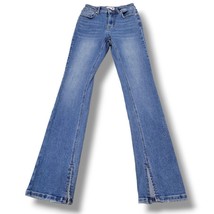 Smoke &amp; Mirrors Jeans Size 2 W25&quot; x L32.5&quot; Straight Leg Jeans Stretch Bl... - £24.26 GBP