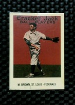 Cracker Jack ball players 1993 - Mordecai Brown #18/24 St. Louis Federals - £2.99 GBP