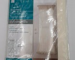 Style Selections ~ 59&quot; X 72&quot; Sheer Door Panel Eggshell Curtain 100% Poly... - £8.01 GBP