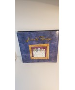 Flavia Scrapbook Album 12 x 12 Family Heritage Post Bound Blue New - $4.99