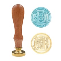 Classic Various Alphabet Sealing Wax Seal Stamp, Brass Head Wooden Handle Letter - £10.99 GBP