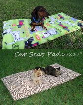 Car Seat cover cushion pad for dogs bench style custom made 57x17&quot; - £98.20 GBP