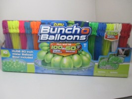 ZURU Bunch O Balloons 350 Water Balloons, 10 Colors, Huge 20&quot; Inch Bowl Included - £15.58 GBP