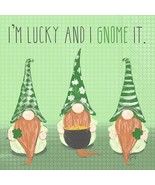 3-Ply Paper Napkins, 20-Count Cocktail Size, Lucky Gnomes 5&quot; - $14.82 CAD