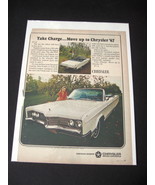 Vintage Chrysler Color Advertisement - 1967 Chrysler Color Ad - $245.46 MXN