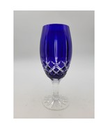 Ajka Bohemian Hand Made Cut to Clear Iced Tea Goblets 24%PbO Vtg Rare Co... - €58,77 EUR