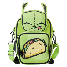 Invader Zim Gir and Tacos Crossbody Bag by Loungefly Green - £68.72 GBP