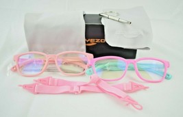 Aieyezo Blue Light Blocking Glasses Kids Pink and Teal With Accessories - $23.10