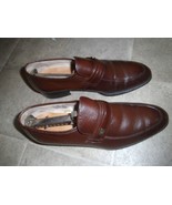 Montgomery Ward Leather Mens Shoes Sz 9D Pig Leather Vintage - $69.73 CAD