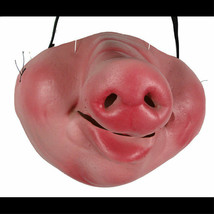 Funny Gag Pig Half Face Mask Mouth Cover Police Cosplay Halloween Costume -PIGGY - £6.05 GBP