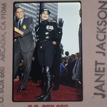1990 Janet Jackson Hollywood Star Celebrity Color Photo Transparency Slide #2 - £7.49 GBP