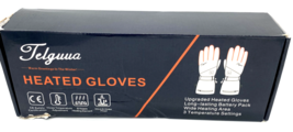 Telguua Heated Gloves for Men Women,Electric Rechargeable Battery Heated Gloves - £36.92 GBP