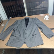 Haggar Imperial Tweed Sport Coat 46R Gray Wool Vintage Blazer Jacket, Cl... - $24.74