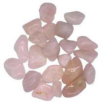 1 Lb Rose Quartz Tumbled Stones - £33.58 GBP