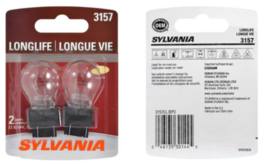 SYLVANIA 3157 Long Life Mini Automotive Bulbs -  Clear NEW - £4.72 GBP