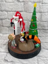 Jack Skellington Figurine Santa Nightmare Before Christmas Light Up Disney Parks - £189.91 GBP