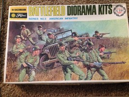 Bachmann/Fujimi/Mokei 1/76 American Infantry (Early Issue, Battlefield Diorama) - $22.77