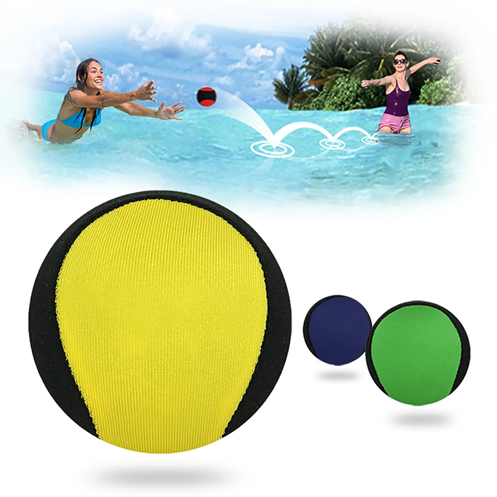 Water Balls Bounce On Water Pool Ball Beach Toys For Kids  Adults Toy Beach Ball - £12.09 GBP+