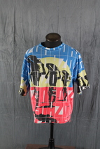 Vintage Graphic T-shirt - Oh Zone Big Graphic Rasta Surfer - Men&#39;s Extra-Large - £51.95 GBP