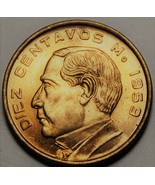 Mexico 10 Centavos, 1959 Gem Unc~Benito Juarez~Free Shipping - £3.09 GBP