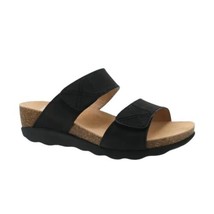 Dansko Maddy Black Milled Nubuck Sandal Slide Women&#39;s sizes 42 NWOT Box - £75.93 GBP