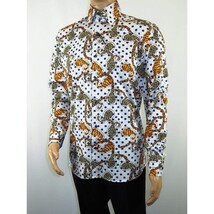 Mens Sports Dress Shirts By AXXESS From Turkey 100% Egyptian Cotton 622-04 White image 8