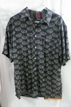 Men&#39;s Junction West Shirt Short Sleeve Gray Floral Large - $11.03