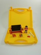 Playmobil City Life School Teacher #5971 W/ Carrying Case INCOMPLETE - $7.99