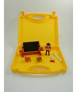 Playmobil City Life School Teacher #5971 W/ Carrying Case INCOMPLETE - €6,98 EUR