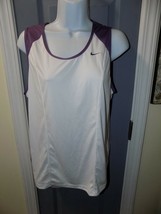 Nike Performance Purple/White Lightweight Tank Top Size XL Women&#39;s EUC - $19.71