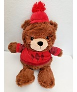 Target Wondershop 2021 Animal Adventure Bear Plush Stuffed Toy Red Sweat... - £15.55 GBP