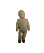 1900&#39;s Carnival &amp; Novelty Boy Doll With Composition Head And Hay Filled ... - £334.20 GBP