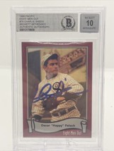 Charlie Sheen Signed 1988 Pacific Eight Men Out #76 BGS BAS Authentic AUTO 10 - £98.68 GBP