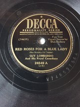 Guy Lombardo - Red Roses For A Blue Lady / Everywhere You Go - Decca 24549 - £11.28 GBP