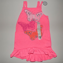 Toughskins Infant Toddler Girl Butterfly Tops Neon Braided Tunic Sizes 18M ,3T - £5.10 GBP