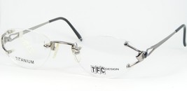 TFC Mod. 502 02 Argento Occhiali senza Montatura Titanio 50-20-140mm Ger... - $1,587.44 MXN