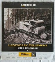 CAT Caterpillar New 2008 Legendary Large Heavy Equipment Calendar - £11.00 GBP