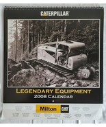 CAT Caterpillar New 2008 Legendary Large Heavy Equipment Calendar - £10.97 GBP