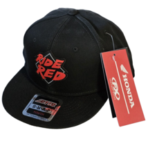Honda Ride Red Youth Otto Snapback Factory Effex Cap Hat - £20.52 GBP
