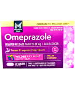 Member's Mark Wildberry Mint Omeprazole Tablets 20mg 42 Count EXP 08/2026 - $17.18