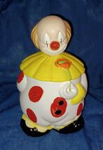 Clown Cookie Jar - NS National Silver - Japan - Vintage - Hand Painted - $28.47
