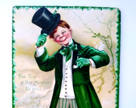St Patricks Day Postcard Top Of The Mornin Man Signed Ellen Clapsaddle 1907 - £11.70 GBP