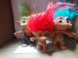 Ace Novelity Two 5&quot; &amp;  One 3&quot; Treasure Trolls  - $319.10 MXN