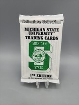 Michigan State University Trading Cards 1st Edition 8 Player Cards Factory Seale - £1.62 GBP