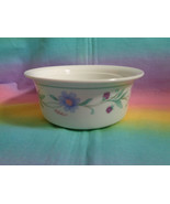 Oneida Ava Ovenware/ Microwave Small Bowl / White w/ Flowers 5 1/2&quot;  - £8.52 GBP